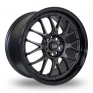 18 Inch Rota MXR Matt Black Gloss Black Lip Alloy Wheels