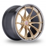 21 Inch Front & 22 Inch Rear HRE Forged S204H (3 Piece) Custom Colour Alloy Wheels