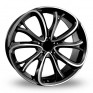 21 Inch SSR SSR III Black Polished Alloy Wheels