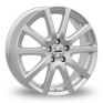 16 Inch Autec Skandic Silver Alloy Wheels