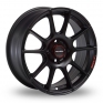 17 Inch Lenso Spec F Matt Black Alloy Wheels