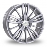 17 Inch Fondmetal TPG1 Silver Alloy Wheels