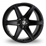 19 Inch Cades Thor Matt Black Alloy Wheels