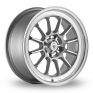 17 Inch Konig Tweak'd Silver Alloy Wheels