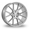 20 Inch VEEMANN V-FS23 Silver Polished Alloy Wheels