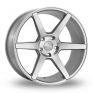 19 Inch VEEMANN V-FS3 Silver Polished Face Alloy Wheels