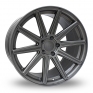 19 Inch Hub Design V10 Matt Grey Alloy Wheels