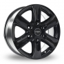 16 Inch Fox Racing Viper Van 2 Gloss Black Alloy Wheels