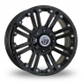 20 Inch Wolfrace Amazon Gloss Black Alloy Wheels