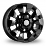 16 Inch Wolfrace Explorer Gloss Black Alloy Wheels