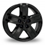 17 Inch Wolfrace Transporter TP5 Gloss Black Alloy Wheels