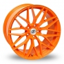 20 Inch Zito ZF01 Orange Alloy Wheels