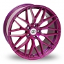 20 Inch Zito ZF01 Purple Alloy Wheels