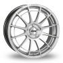 17 Inch Zito DG13 Hyper Silver Alloy Wheels