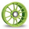 19 Inch OZ Racing Ultraleggera HLT CL Green Alloy Wheels