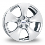 18 Inch Alutec Dynamite 5 Silver Alloy Wheels