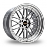 19 Inch BBS Forged Le Mans Silver Polished Alloy Wheels