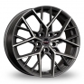 20 Inch Borbet By Titanium Polished Alloy Wheels