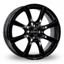 14 Inch Borbet LV4 Black Alloy Wheels