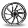 19 Inch Borbet VTX Graphite Alloy Wheels