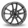 17 Inch Borbet W Anthracite Alloy Wheels