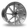 20 Inch Cades Kratos Brushed Silver Alloy Wheels