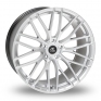 20 Inch AC Wheels Syclone Hyper Silver Alloy Wheels