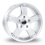 17 Inch Diewe F1 Silver Alloy Wheels