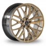 8.5x20 (Front) & 10x20 (Rear) Axe EX30 Bronze Alloy Wheels