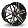 20 Inch Axe EX30 Gloss Black Polished Face Alloy Wheels