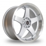 18 Inch Rota GTR D Silver Alloy Wheels