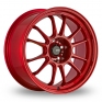 18 Inch Konig Hypergram Red Alloy Wheels