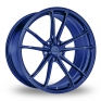 19 Inch OZ Racing Forged Zeus Blue Alloy Wheels