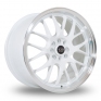 17 Inch Rota MXR White Polished Lip Alloy Wheels