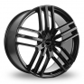 22 Inch Novus 03 Gloss Black Alloy Wheels