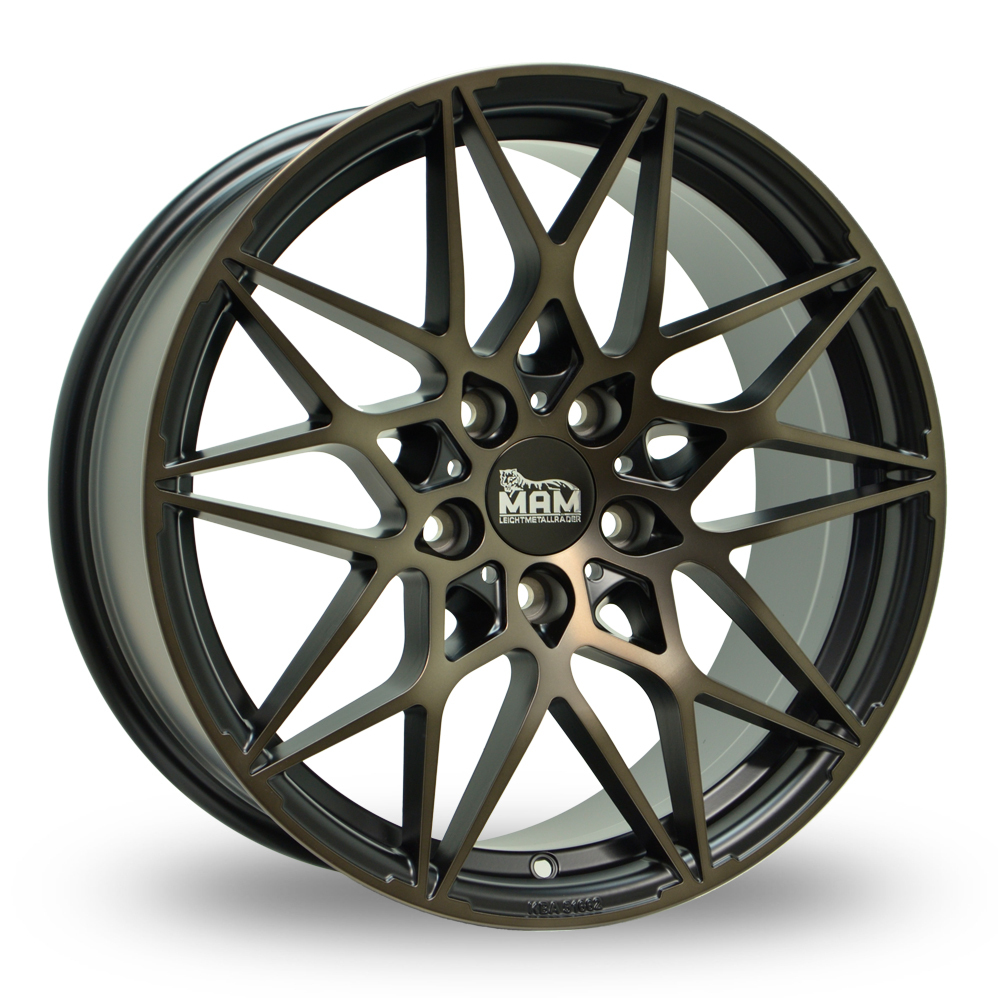 18 Inch MAM B2 Matt Black Bronze Alloy Wheels