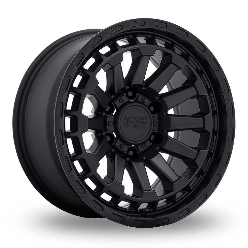 20 Inch Black Rhino Raid (USA Warehouse) Matt Black Alloy Wheels