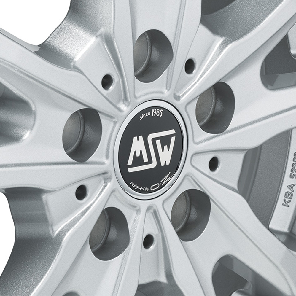 17 Inch MSW (by OZ) 48 Van Silver Alloy Wheels