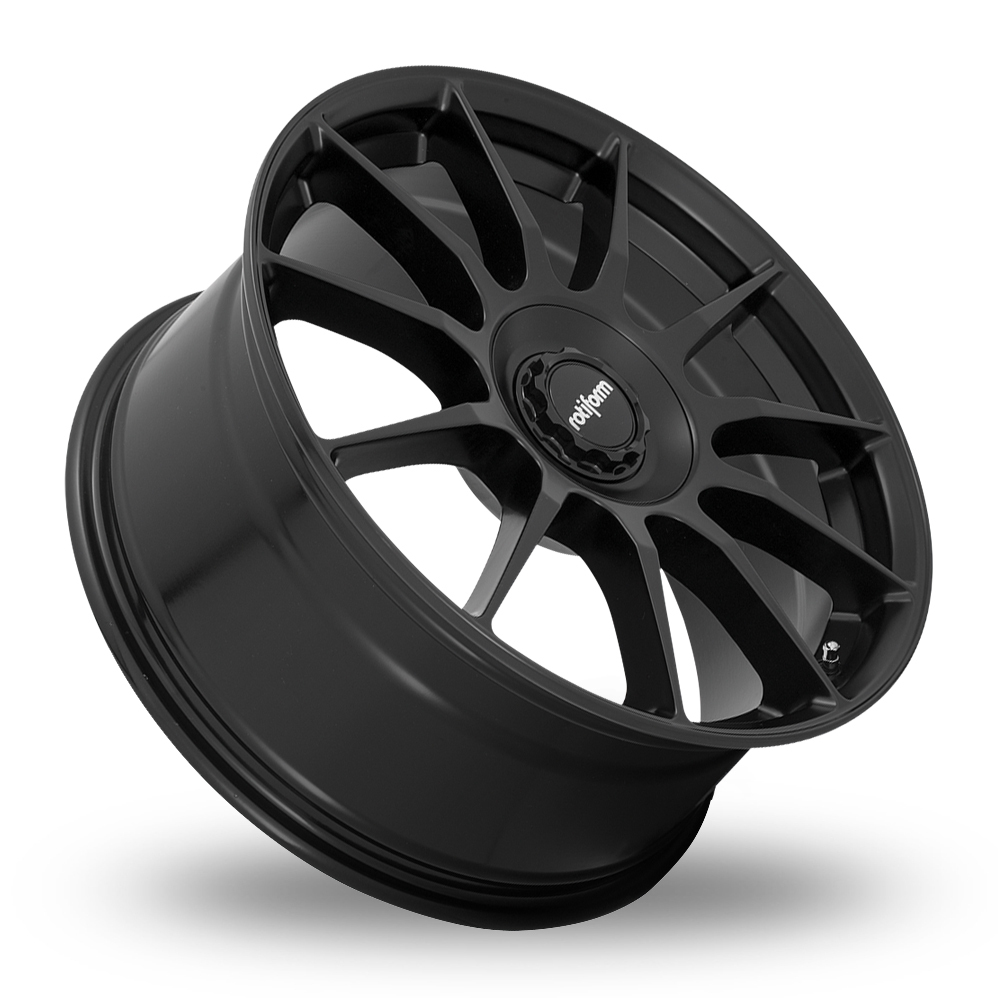 19 Inch Rotiform DTM Satin Black Alloy Wheels