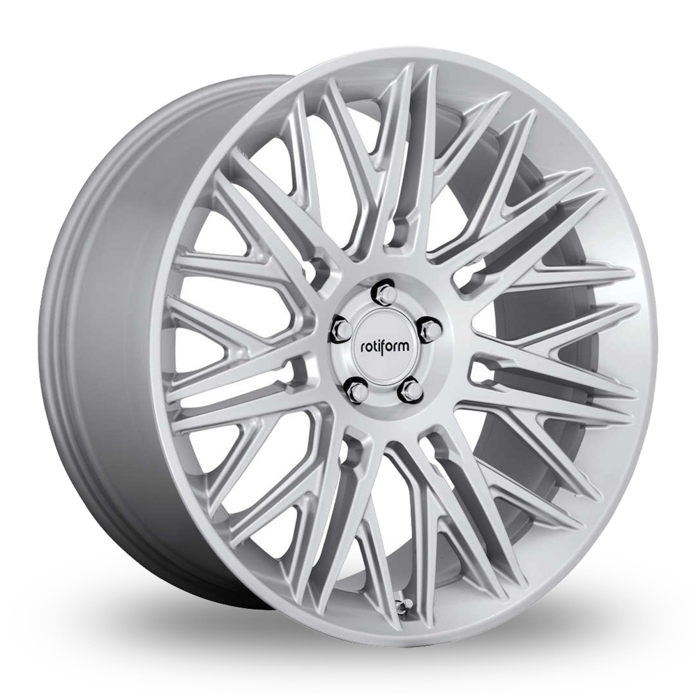 22 Inch Rotiform JDR Silver Alloy Wheels