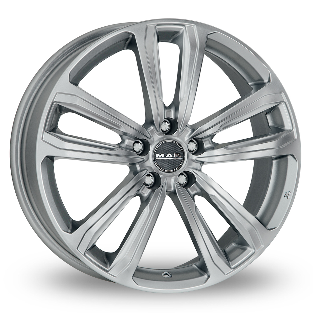 15 Inch MAK Magma Silver Alloy Wheels