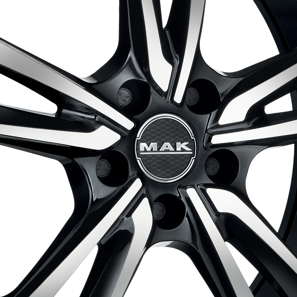 16 Inch MAK Icona Black Mirror Alloy Wheels