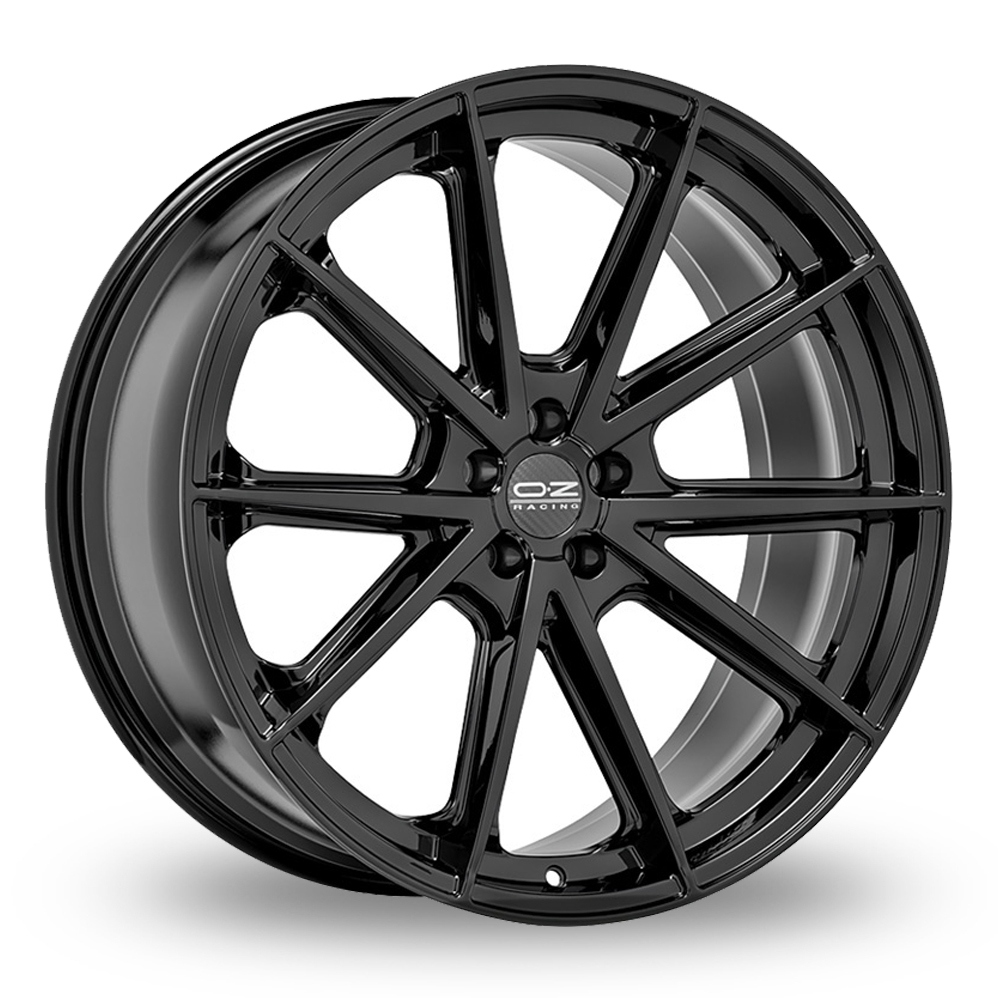 17 Inch OZ Racing Formula HLT 4 Stud Gloss Black Alloy Wheels