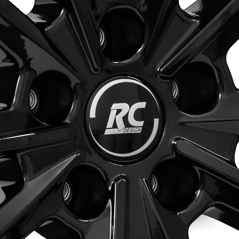 19 Inch RC Design RC34 Gloss Black Alloy Wheels