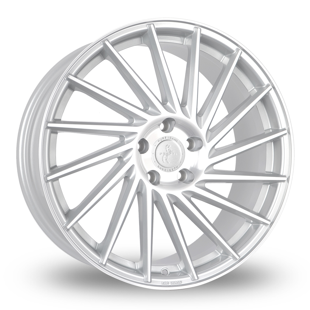 22 Inch Keskin Tuning KT17 Silver Front Polished Alloy Wheels