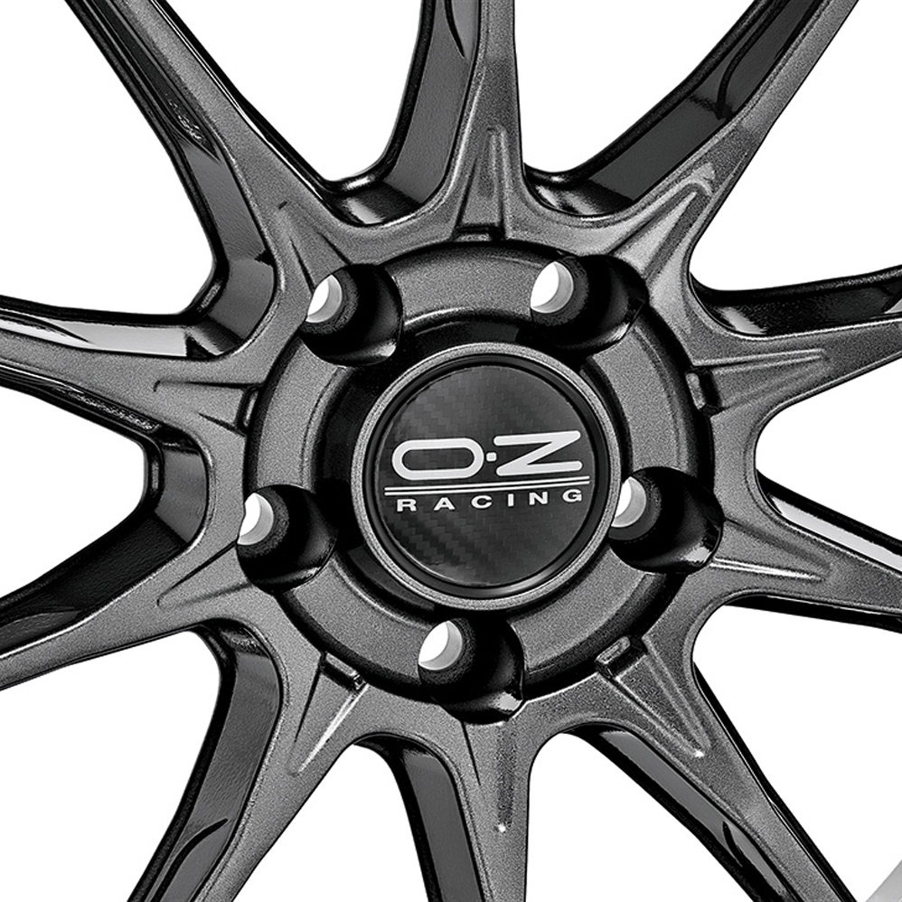 17 Inch OZ Racing Hyper GT HLT Graphite Alloy Wheels