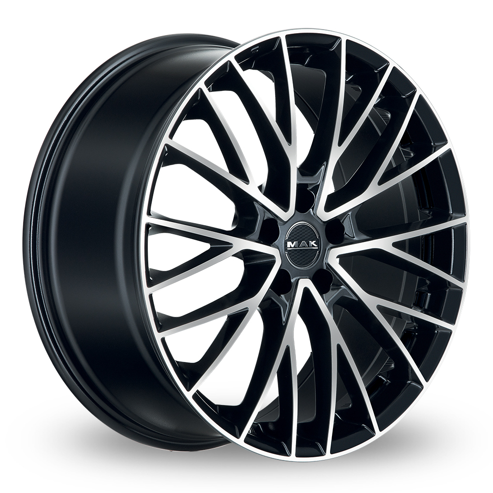 21 Inch MAK Speciale Black Mirror Alloy Wheels