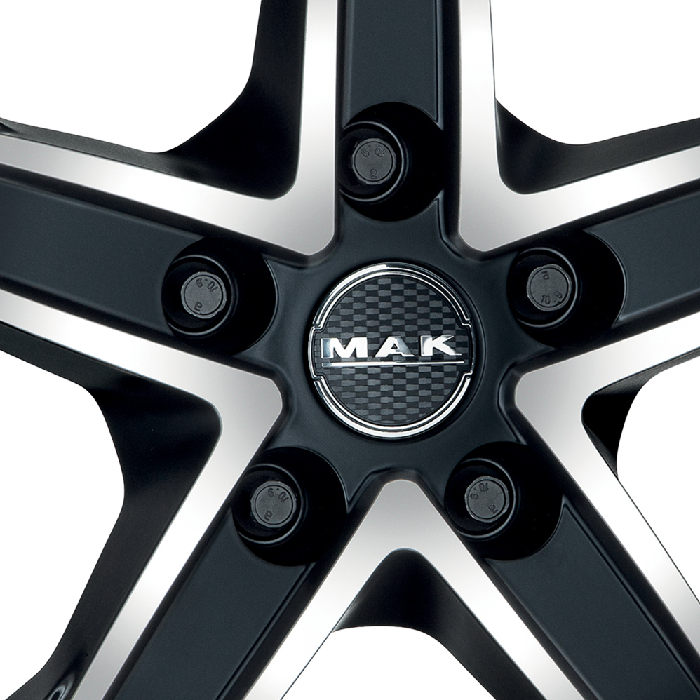 16 Inch MAK King 5 Ice Black Alloy Wheels