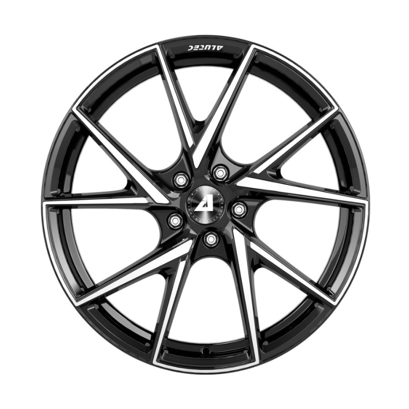 18 Inch Alutec ADX.01 Black Polished Alloy Wheels