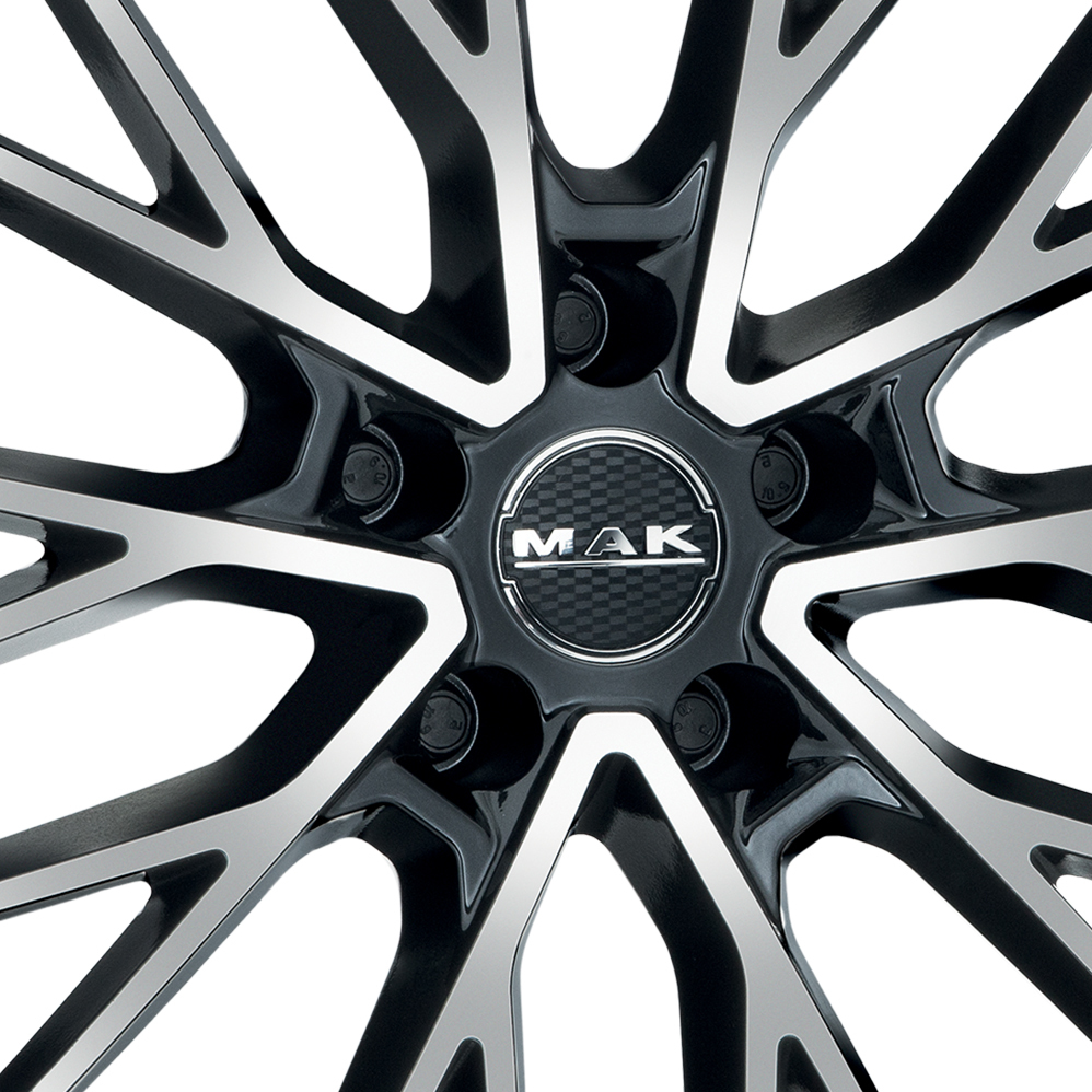 22 Inch MAK Speciale Black Mirror Alloy Wheels